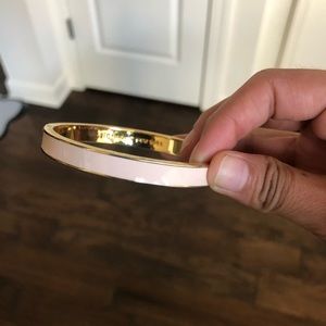 Kate Spade blush enamel bracelet